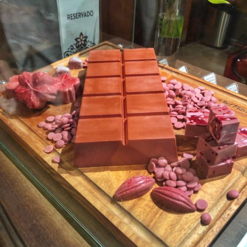chocolate ruby - barra chocolateria brasil