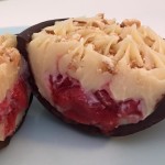 ovo de colher – cheesecake de frutas vermelhas
