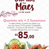 sushi minami – dia das mães